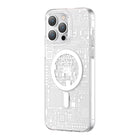 KINGXBAR Magnetic case for iPhone 14 Pro MagSafe PQY Geek Series silver