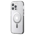 KINGXBAR Magnetic case for iPhone 14 MagSafe PQY Ice Crystal Series gray