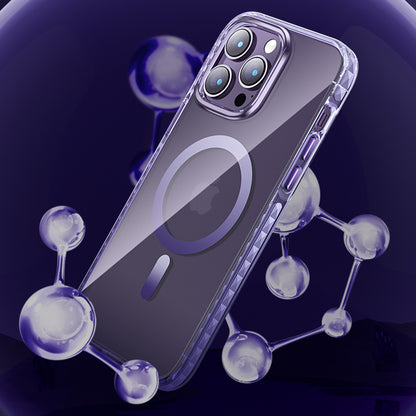 KINGXBAR Magnetic case for iPhone 14 MagSafe PQY Ice Crystal Series gray – image 3