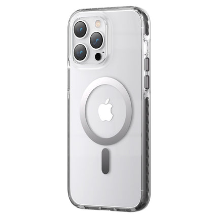 KINGXBAR Magnetic case for iPhone 14 Plus MagSafe PQY Ice Crystal Series gray