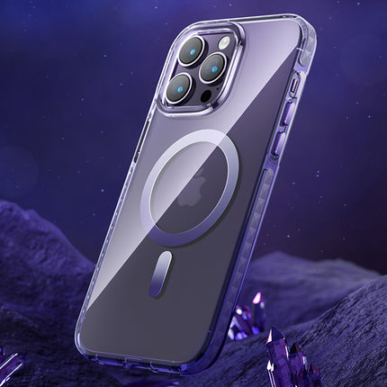 KINGXBAR Magnetic case for iPhone 14 Plus MagSafe PQY Ice Crystal Series gray – image 2