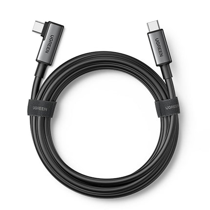 UGREEN Angled USB-C cable with support for Oculus Quest 2 VR goggles 60W 5m black