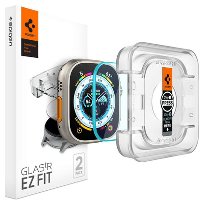 SPIGEN GlastR EZ Fit tempered glass for Apple Watch Ultra 49mm SET of 2 pcs.
