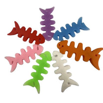 HURTEL Headphone cable organizer in the shape of a fish, black – image 8