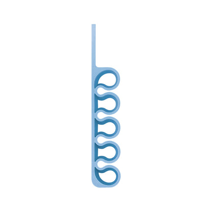 HURTEL Blue silicone office organizer for pen cords