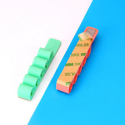 HURTEL Silicone office organizer for pen cables, mint – image 8