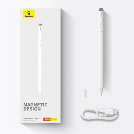 BASEUS Stylus stylus for iPad with active replaceable tip Smooth Writing 2 with USB-C cable white – image 7