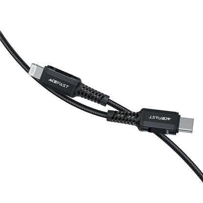 ACEFAST MFI cable for iPhone USB-C - Lightning 30W 3A 1.8m black – image 2