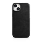 ICARER iPhone 14 Plus magnetic leather case with MagSafe Oil Wax Premium Leather Case black