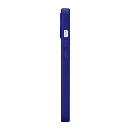 ICARER iPhone 14 magnetic leather case with MagSafe Litchi Premium Leather Case navy blue – image 10