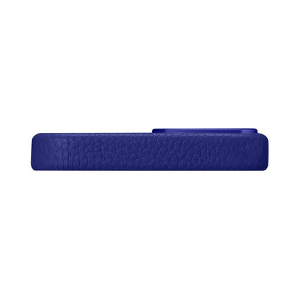 ICARER iPhone 14 magnetic leather case with MagSafe Litchi Premium Leather Case navy blue – image 4