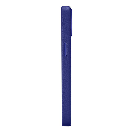 ICARER iPhone 14 magnetic leather case with MagSafe Litchi Premium Leather Case navy blue – image 6