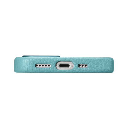 ICARER iPhone 14 magnetic leather case with MagSafe Litchi Premium Leather Case green – image 5