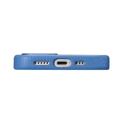 ICARER iPhone 14 Plus magnetic leather case with MagSafe Litchi Premium Leather Case blue – image 4