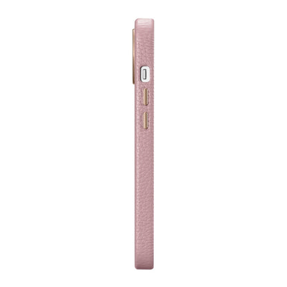 ICARER iPhone 14 Plus magnetic leather case with MagSafe Litchi Premium Leather Case pink – image 6