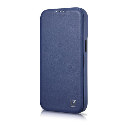 ICARER Leather case for iPhone 14 Pro with magnetic flap MagSafe CE Premium Leather navy blue – image 6
