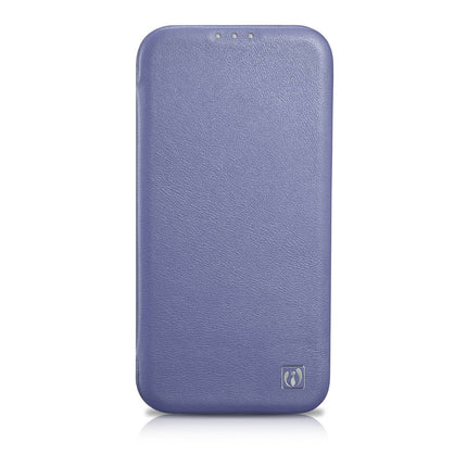 ICARER iPhone 14 Plus Magnetic Flip Case MagSafe CE Premium Leather light purple – image 2