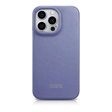 ICARER iPhone 14 Pro Max Magnetic Flip Case MagSafe CE Premium Leather light purple – image 11