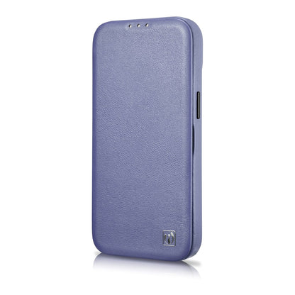 ICARER iPhone 14 Pro Max Magnetic Flip Case MagSafe CE Premium Leather light purple – image 6