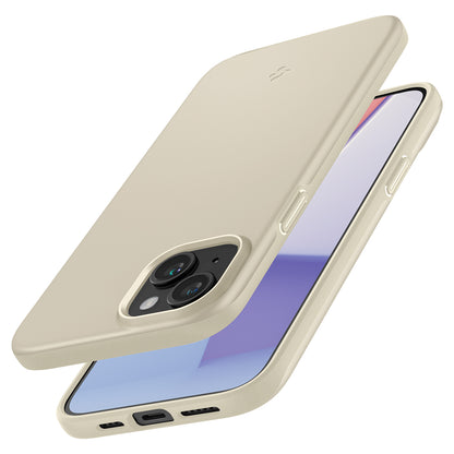 SPIGEN Protective case for iPhone 15 Plus Thin Fit, beige – image 8