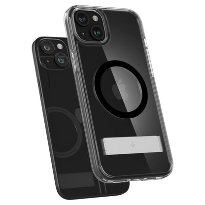 SPIGEN Ultra Hybrid S MagSafe case with stand for iPhone 15 Plus, black – image 5