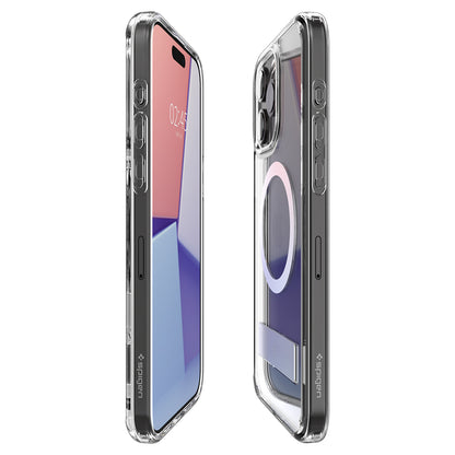 SPIGEN Ultra Hybrid S MagSafe case with stand for iPhone 15 Pro, transparent – image 5