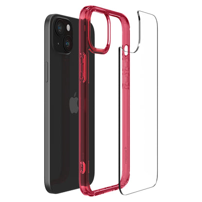 SPIGEN Ultra Hybrid case for iPhone 15 Plus red – image 2