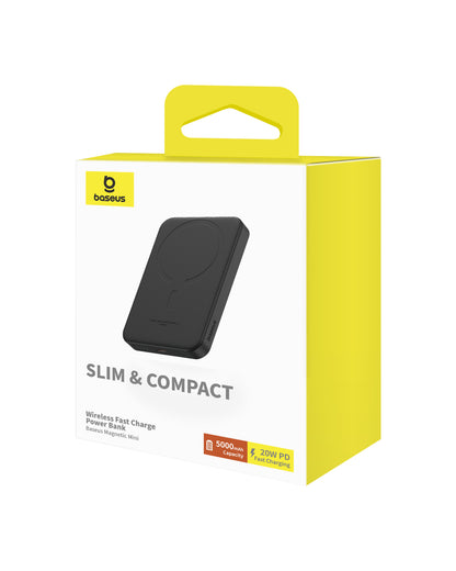 BASEUS Mini power bank 5000mAh 20W + USB-C cable 20V / 3A black – image 4