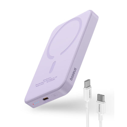 BASEUS Mini power bank 5000mAh 20W + USB-C cable 20V / 3A purple – image 3