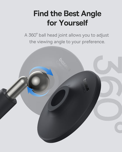 BASEUS MagPro magnetic standing holder for phone, tablet, black – image 9