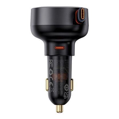 BASEUS Enjoyment Pro car charger with retractable USB-C 60W cable, black – image 11