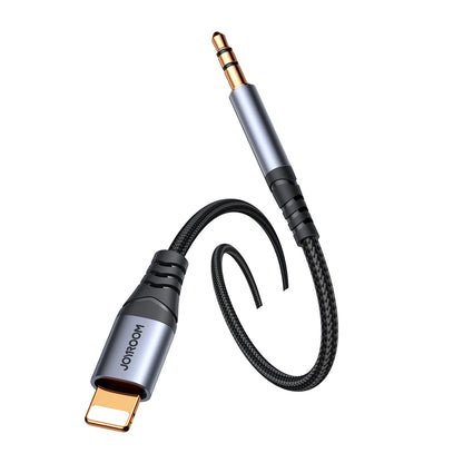 JOYROOM Stereo audio cable for iPhone iPad AUX 3.5 mm mini jack - Lightning 1.2m black – image 5