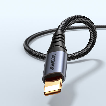 JOYROOM Stereo audio cable for iPhone iPad AUX 3.5 mm mini jack - Lightning 1.2m black – image 8