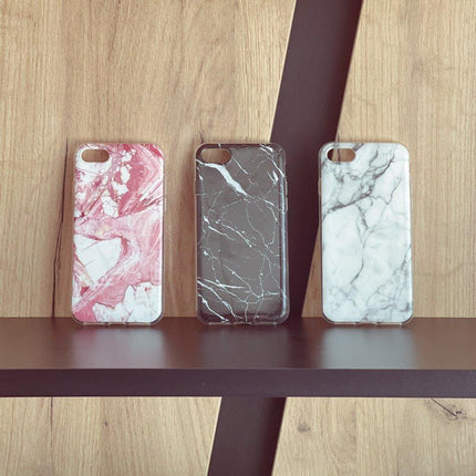 WOZINSKY Marble gel case marble cover for Xiaomi Redmi 8A pink – image 7
