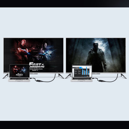 UGREEN Adapter HDMI - VGA micro USB AUX audio 3.5 mm mini jack black – image 10