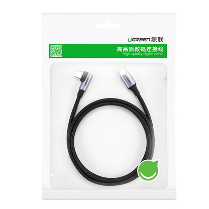 UGREEN Angled USB-C Power Delivery cable 60W 20V 3A 2m black and gray – image 5