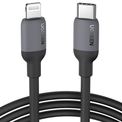 UGREEN iPhone USB-C - Lightning PD 20W 1m fast charging cable, black