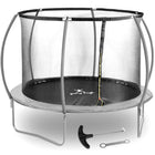 GYMREX Garden trampoline with net and spring cover.