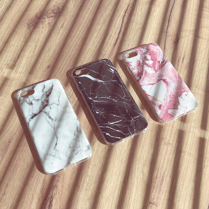 WOZINSKY Marble gel case marble cover for Samsung Galaxy S22+ pink – image 2
