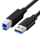 UGREEN USB-A - USB-B 5Gb/s printer cable, 2m, black