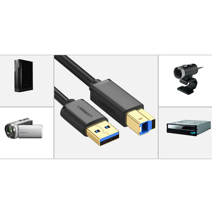 UGREEN USB-A - USB-B 5Gb/s printer cable, 2m, black – image 7