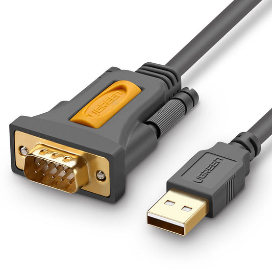 UGREEN Adapter adapter cable USB-A - DB9 RS-232 1.5m gray
