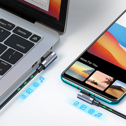 UGREEN Angled USB-C - USB 2.0 cable 480Mb/s 3A 3m black – image 9