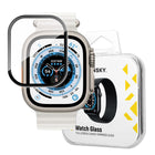 WOZINSKY 9H tempered glass with a frame for the entire Apple Watch Ultra 49mm screen