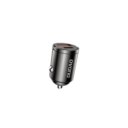 DUDAO Mini car charger for cigarette lighter socket 48W QC PD, black