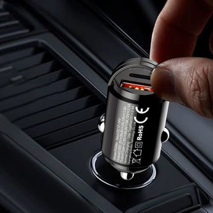 DUDAO Mini car charger for cigarette lighter socket 48W QC PD, black – image 4