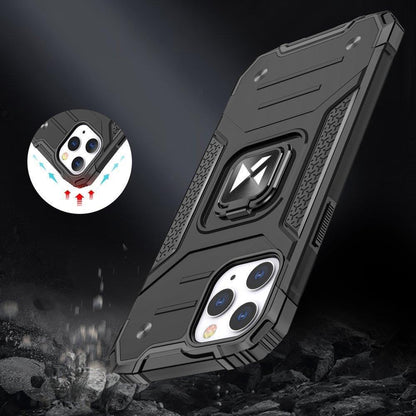 WOZINSKY Armored case for iPhone 14 Pro Max, magnetic holder Ring Armor, gold – image 7