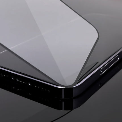 WOZINSKY Durable 9H Full Screen Tempered Glass for Motorola Moto G42 with Case Friendly Frame Black – image 11