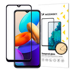 WOZINSKY Vivo Y35 / Y22 / Y22s 9H Full Screen Tempered Glass with Frame Case Friendly Black