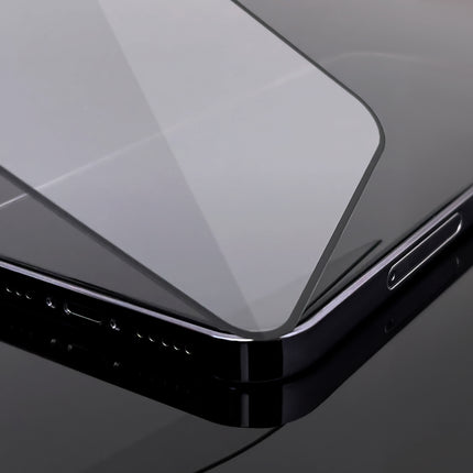 WOZINSKY 9H tempered glass for the entire Oppo A17 screen with a black Full Glue frame – image 3